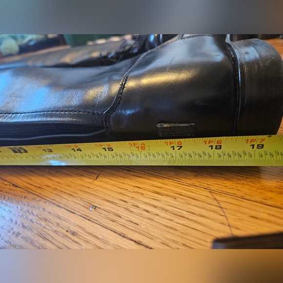 Konigs Black Leather Woman's Equestrian Riding Boots - US Size 6 Tall with Laces - Picture 7 of 11